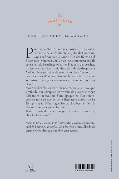 Produktbild: Meurtres chez les Goncourt