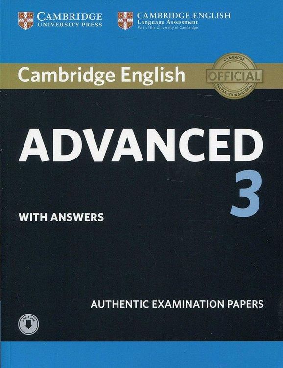 Produktbild: Cambridge English Advanced 3 Student's Book with Answers with Audio