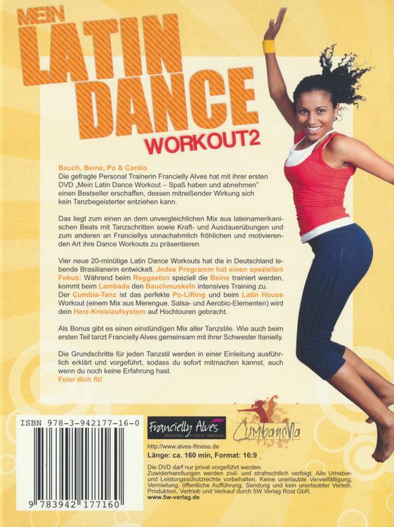 Produktbild: Mein Latin Dance Workout 2 - Bauch, Beine, Po & Cardio [2 DVDs]