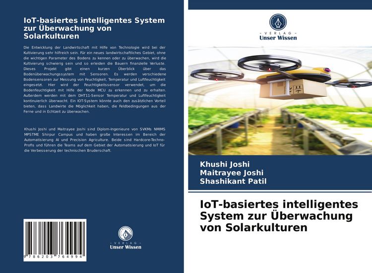 Produktbild: IoT-basiertes intelligentes System zur &Uuml;berwachung von Solarkulturen