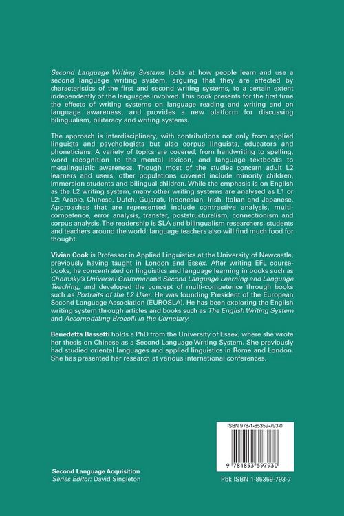 Produktbild: Second Language Writing Systems