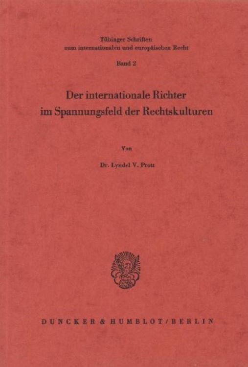 Produktbild: Der internationale Richter im Spannungsfeld der Rechtskulturen.
