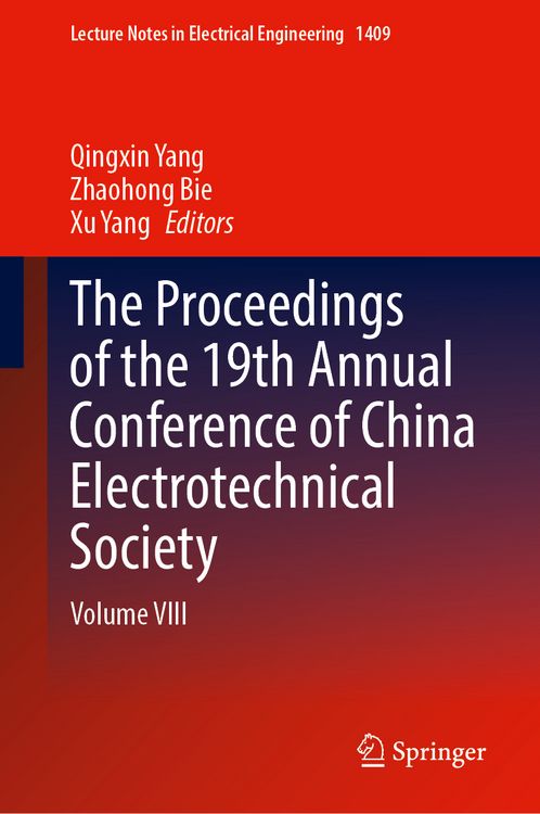 Produktbild: The Proceedings of the 19th Annual Conference of China Electrotechnical Society