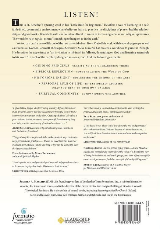 Produktbild: Crafting a Rule of Life