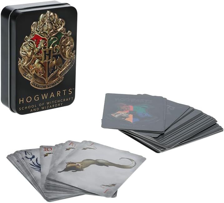 Produktbild: Hogwarts Playing Cards in a Tin Black