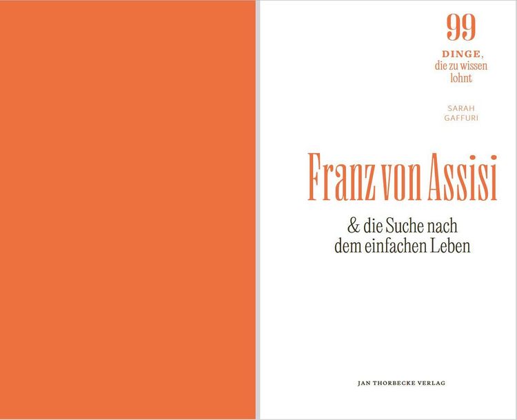 Produktbild: Franz von Assisi und die Suche nach dem einfachen Leben
