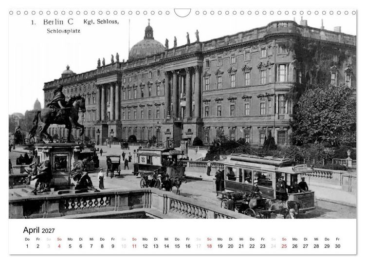 Produktbild: Gr&uuml;&szlig;e aus dem alten Berlin (Wandkalender 2027 DIN A3 quer), CALVENDO Monatskalender