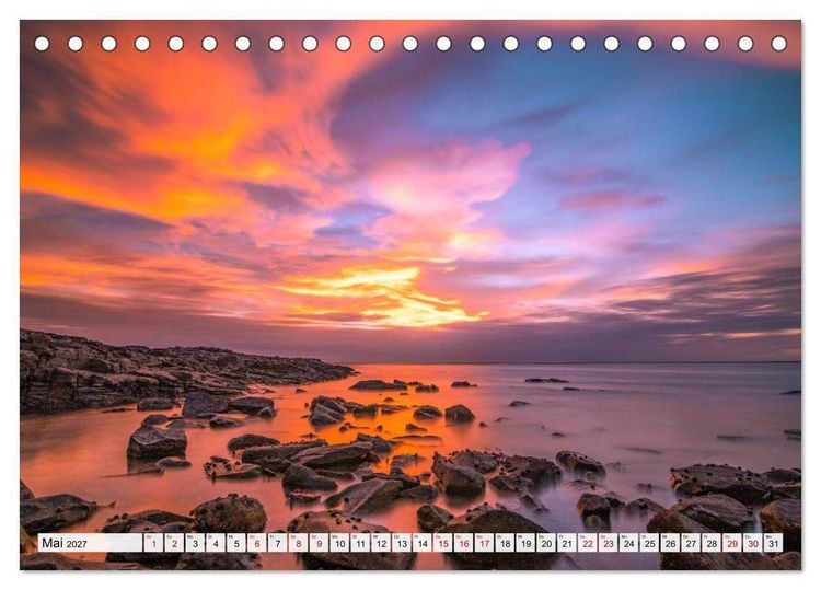 Produktbild: Summer Paradise Fiji (Tischkalender 2027 DIN A5 quer), CALVENDO Monatskalender