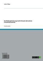 Produktbild: Portfoliooptimierung durch Einsatz derivativer Finanzinstrumente