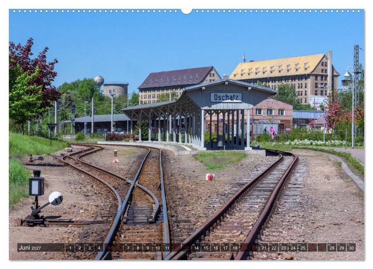 Produktbild: Unterwegs in Oschatz (Wandkalender 2027 DIN A2 quer), CALVENDO Monatskalender