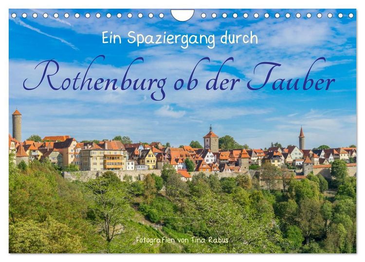 Produktbild: Ein Spaziergang durch Rothenburg ob der Tauber (Wandkalender 2027 DIN A4 quer), CALVENDO Monatskalender