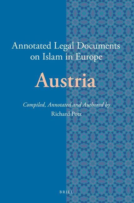 Produktbild: Annotated Legal Documents on Islam in Europe: Austria