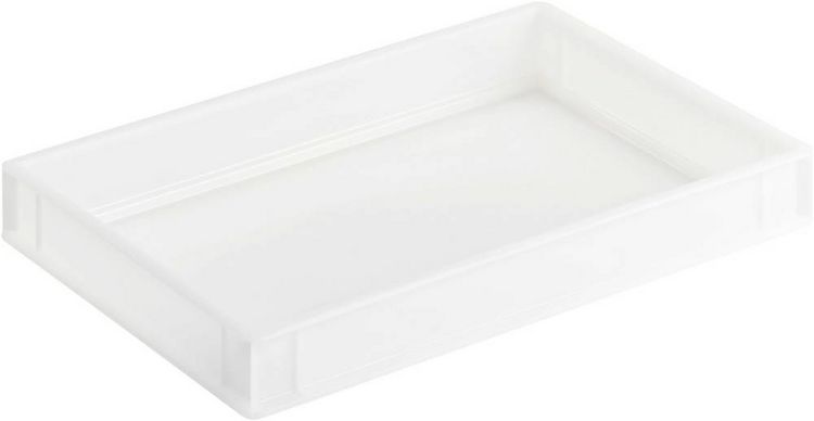 Produktbild: Alutec 05035 Kunststoffbox lebensmittelgeeignet (B x H x T) 600 x 75 x 400mm Wei&szlig; 1St.