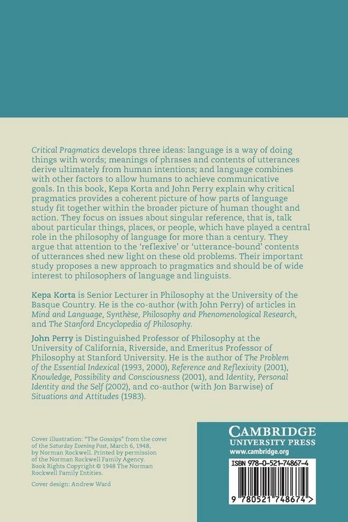 Produktbild: Critical Pragmatics