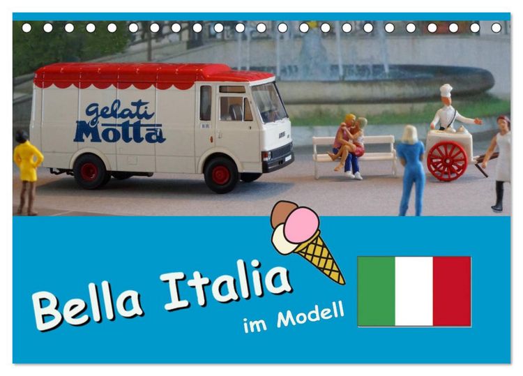 Produktbild: Bella Italia im Modell (Tischkalender 2026 DIN A5 quer), CALVENDO Monatskalender