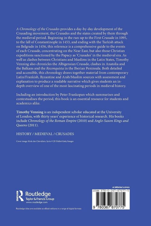 Produktbild: A Chronology of the Crusades