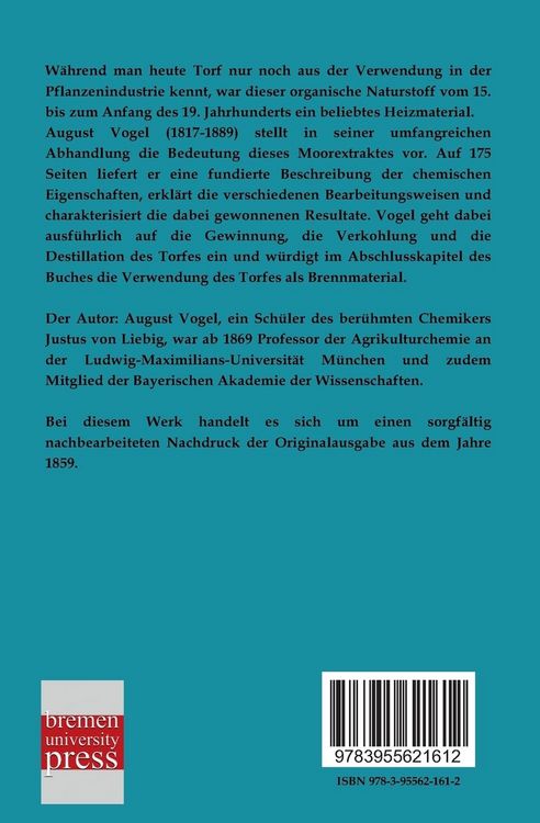 Produktbild: Der Torf, seine Natur und Bedeutung