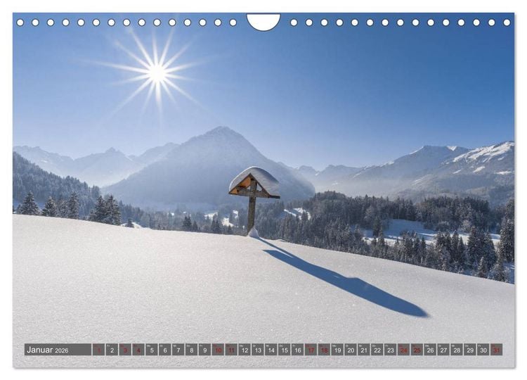 Produktbild: Faszination Oberallg&auml;u (Wandkalender 2026 DIN A4 quer), CALVENDO Monatskalender