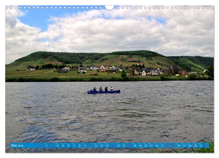 Produktbild: Der wundersch&ouml;nen Mosel entlang &ndash; Von Koblenz bis Trier (Wandkalender 2026 DIN A3 quer), CALVENDO Monatskalender