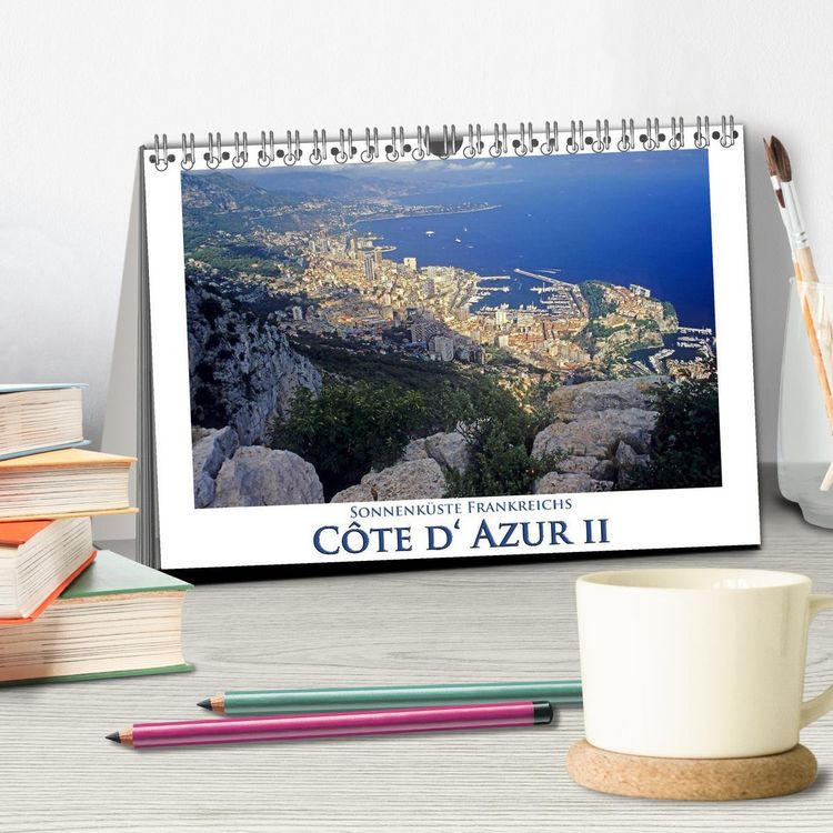 Produktbild: Cote d' Azur II - Sonnenk&uuml;ste Frankreichs (Tischkalender 2026 DIN A5 quer), CALVENDO Monatskalender