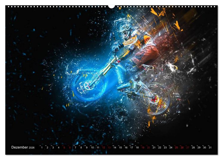 Produktbild: Downhill Explosion (Wandkalender 2026 DIN A2 quer), CALVENDO Monatskalender