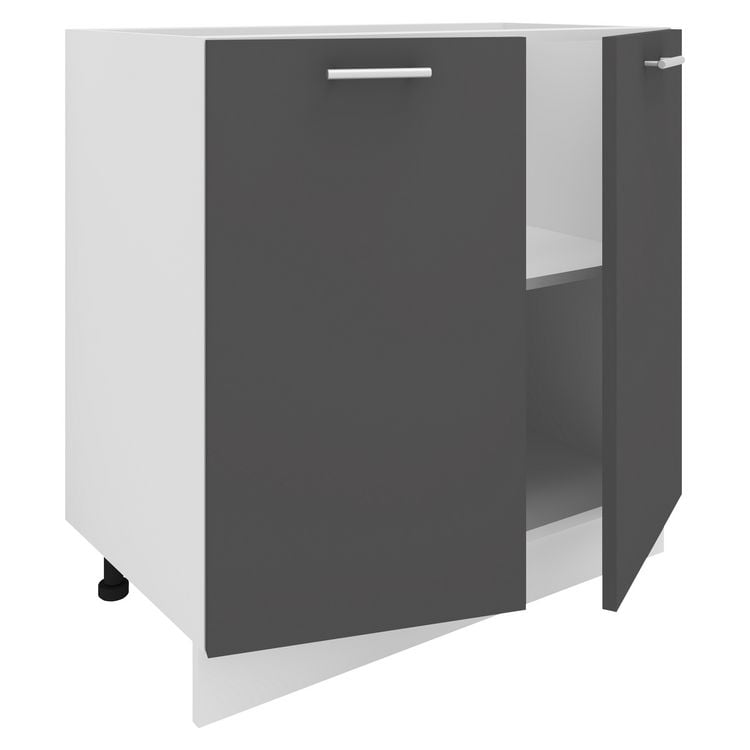 Produktbild: K&uuml;chenschrank B 80 cm Unterschrank Dreht&uuml;ren Esilo