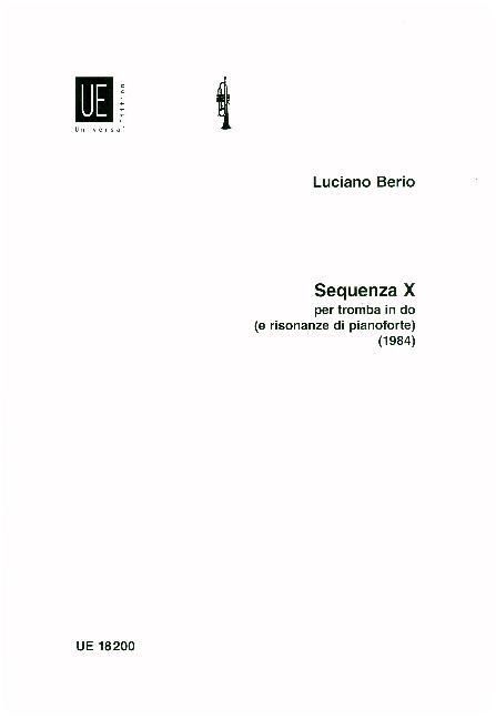 Produktbild: Berio, L: Sequenza X