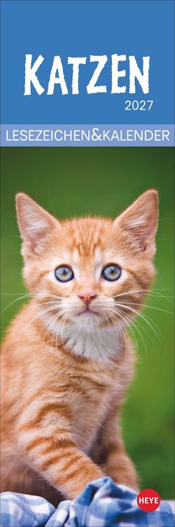 Produktbild: Katzen Lesezeichen & Kalender 2027