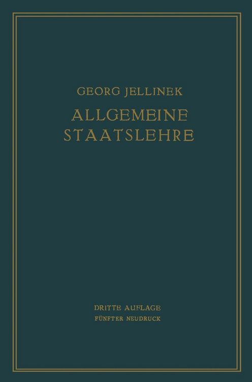Produktbild: Allgemeine Staatslehre