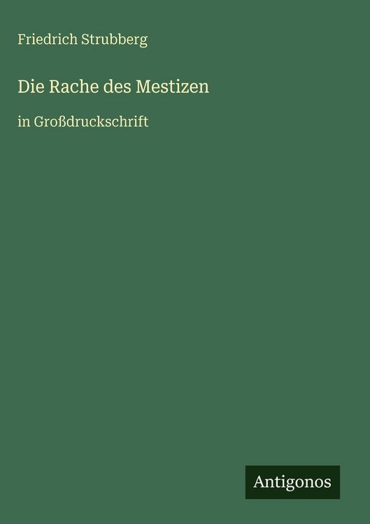 Produktbild: Die Rache des Mestizen