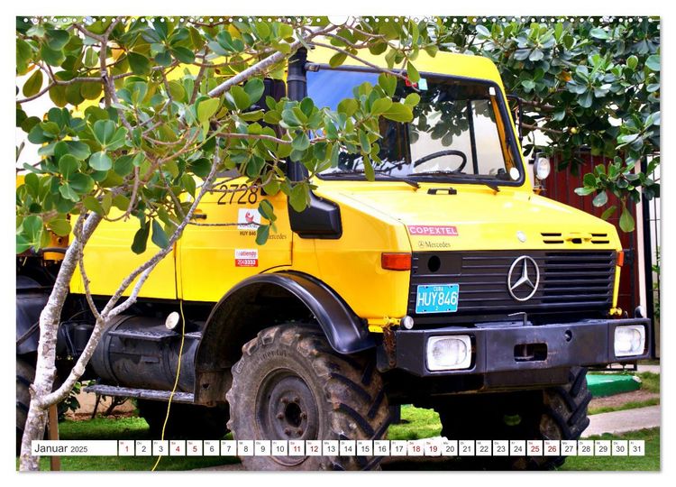 Produktbild: Stern-Mobile - Nutzfahrzeuge von Mercedes-Benz auf Kuba (Wandkalender 2025 DIN A2 quer), CALVENDO Monatskalender