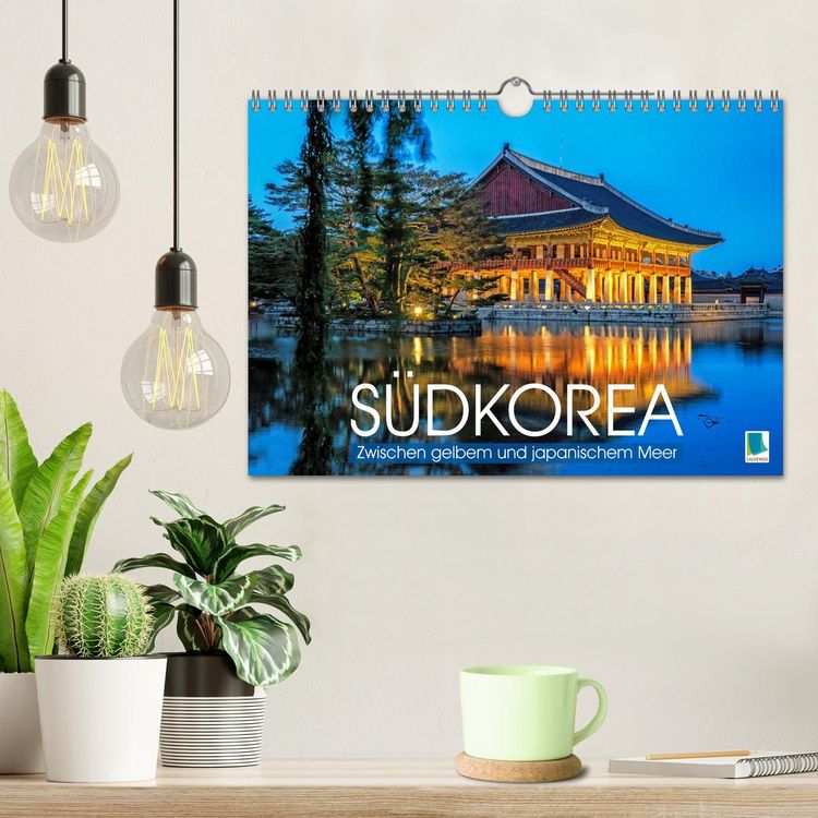 Produktbild: S&uuml;dkorea: Zwischen gelbem und japanischem Meer (Wandkalender 2026 DIN A4 quer), CALVENDO Monatskalender