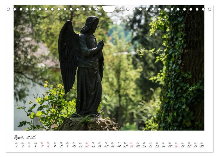 Produktbild: Alter Friedhof Freiburg (Wandkalender 2026 DIN A4 quer), CALVENDO Monatskalender