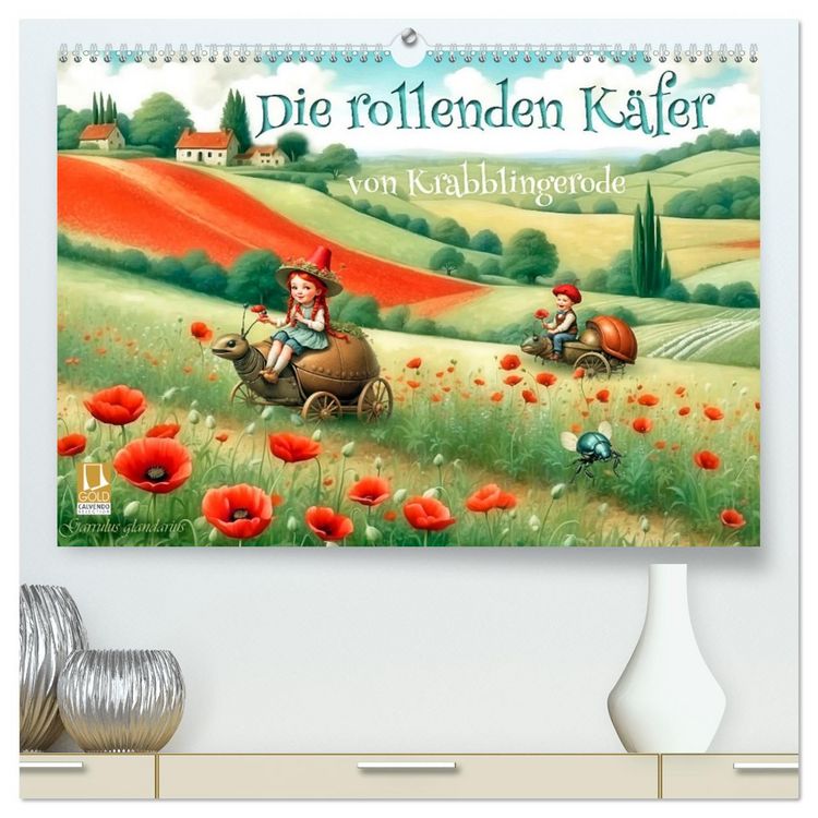 Produktbild: Die rollenden K&auml;fer von Krabblingerode (hochwertiger Premium Wandkalender 2026 DIN A2 quer), Kunstdruck in Hochglanz