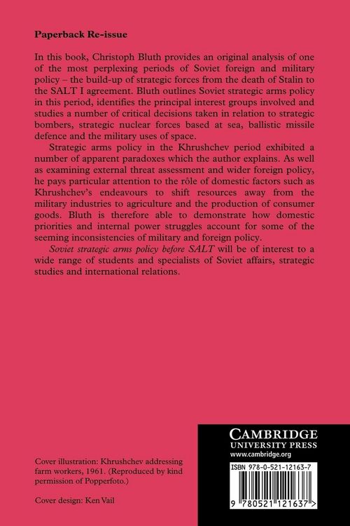 Produktbild: Soviet Strategic Arms Policy Before Salt