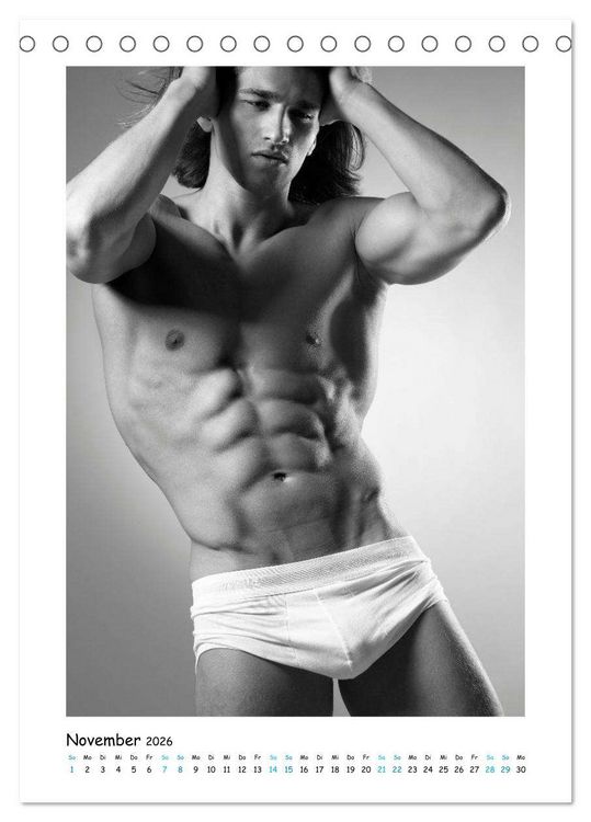 Produktbild: M&auml;nner... in underwear deluxe (Tischkalender 2026 DIN A5 hoch), CALVENDO Monatskalender