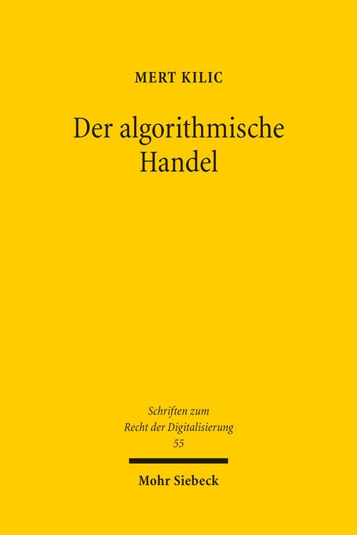 Produktbild: Der algorithmische Handel