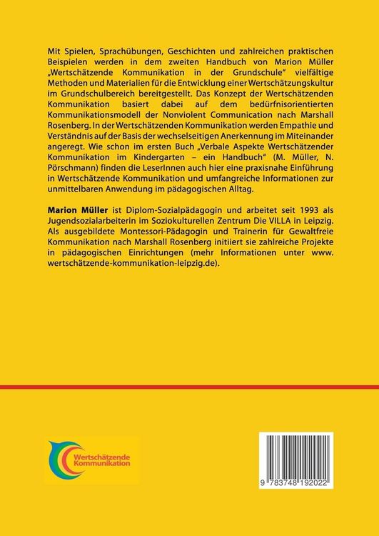 Produktbild: Wertsch&auml;tzende Kommunikation in der Grundschule