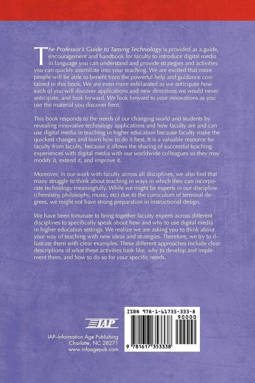 Produktbild: The Professor's Guide to Taming Technology Leveraging Digital Media, Web 2.0