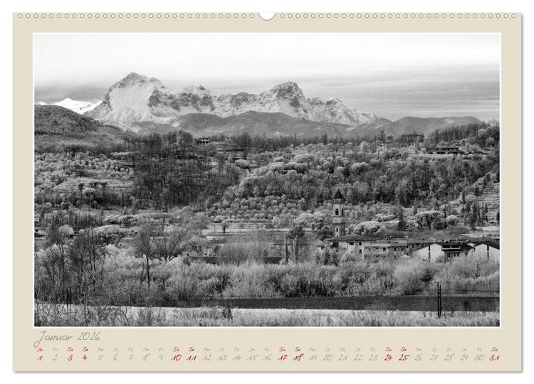 Produktbild: Toskana - Pisa und seine Umgebung (hochwertiger Premium Wandkalender 2026 DIN A2 quer), Kunstdruck in Hochglanz