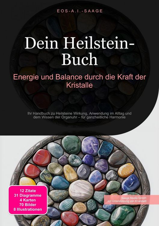 Produktbild: Dein Heilstein-Buch: Energie und Balance durch die Kraft der Kristalle