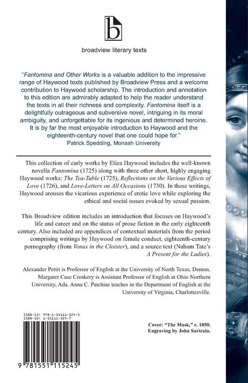 Produktbild: Fantomina and Other Works