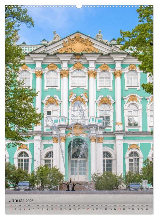 Produktbild: St. Petersburg - Russische Ostseemetropole (hochwertiger Premium Wandkalender 2026 DIN A2 hoch), Kunstdruck in Hochglanz