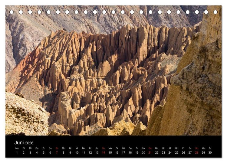 Produktbild: Himalaya - Dach der Welt (Tischkalender 2026 DIN A5 quer), CALVENDO Monatskalender