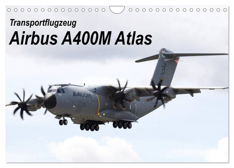 Produktbild: Transportflugzeug Airbus A400M Atlas (Wandkalender 2026 DIN A4 quer), CALVENDO Monatskalender