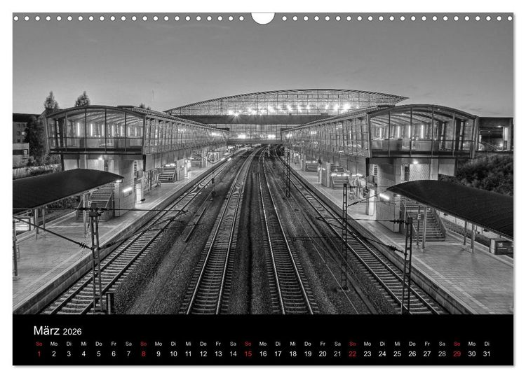 Produktbild: Hannover Monochrome Impressionen (Wandkalender 2026 DIN A3 quer), CALVENDO Monatskalender