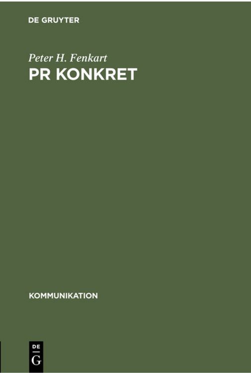 Produktbild: PR konkret