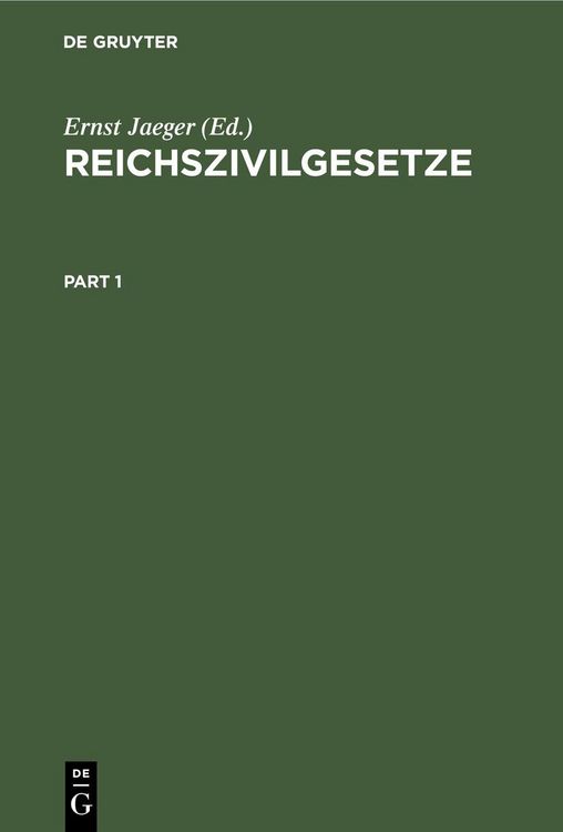 Produktbild: Reichszivilgesetze