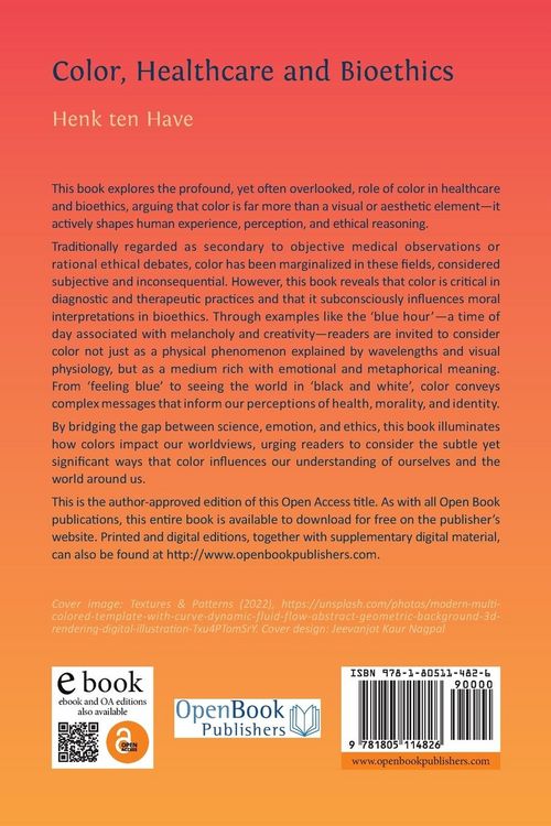 Produktbild: Color, Healthcare and Bioethics