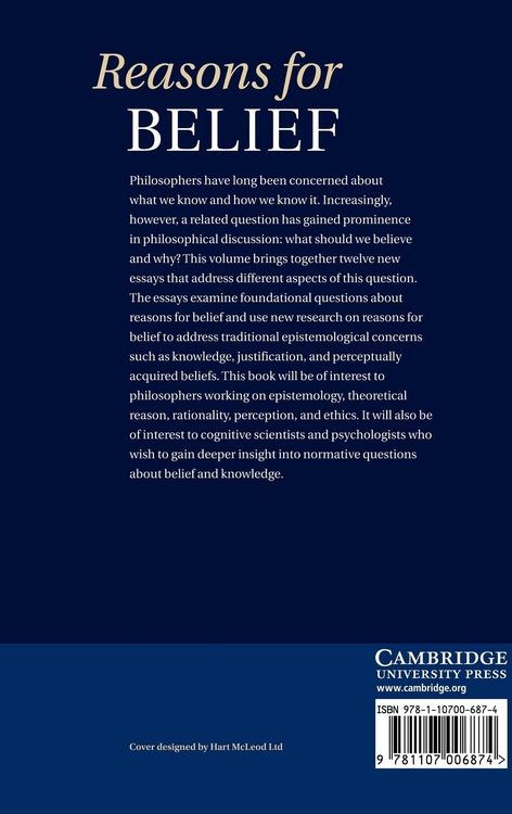 Produktbild: Reasons for Belief